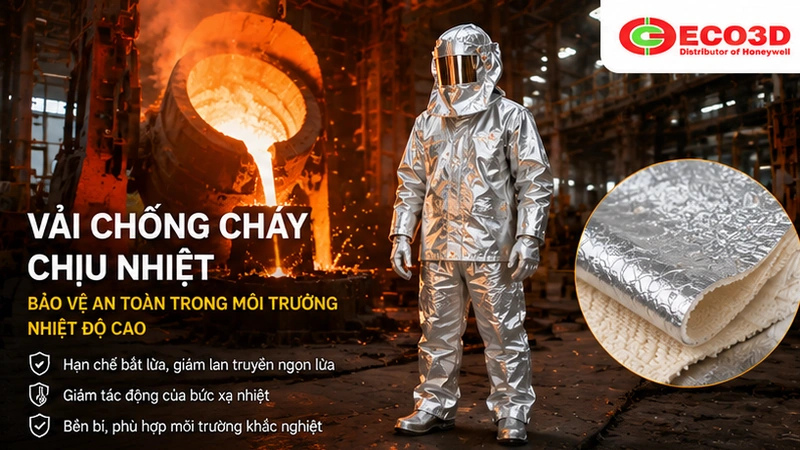 Tìm hiểu về cấu tạo vải chống cháy chịu nhiệt trong đồ bảo hộ lao động